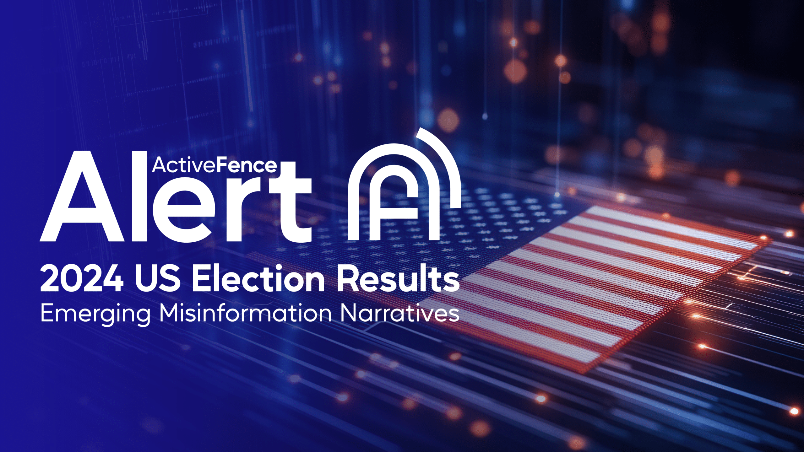 ActiveFennce alert, us election, us flag